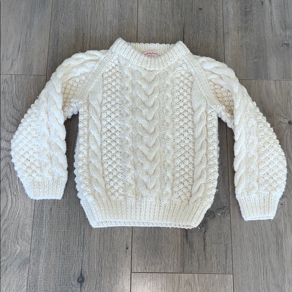 Fisherman Knit sweater ~4/5/6 year old